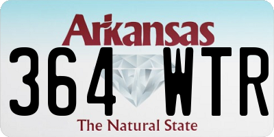 AR license plate 364WTR