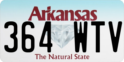 AR license plate 364WTV