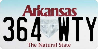 AR license plate 364WTY