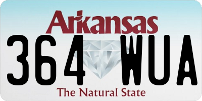AR license plate 364WUA