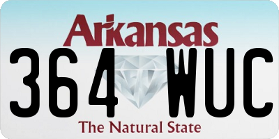 AR license plate 364WUC