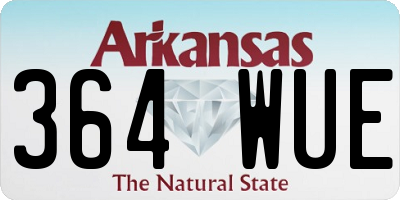 AR license plate 364WUE