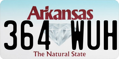 AR license plate 364WUH