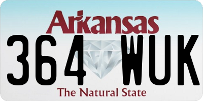 AR license plate 364WUK