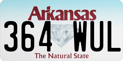 AR license plate 364WUL