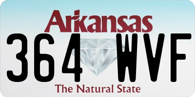 AR license plate 364WVF