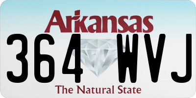 AR license plate 364WVJ