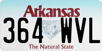 AR license plate 364WVL