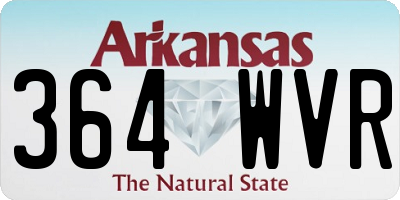 AR license plate 364WVR