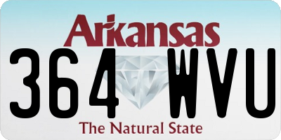 AR license plate 364WVU