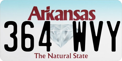 AR license plate 364WVY