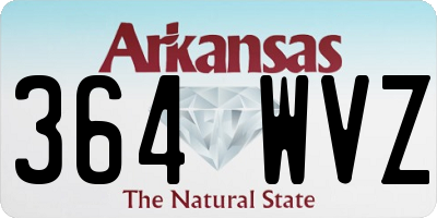 AR license plate 364WVZ