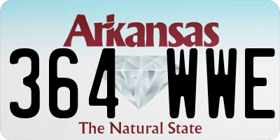 AR license plate 364WWE