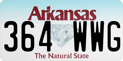 AR license plate 364WWG