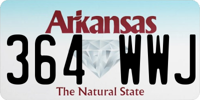 AR license plate 364WWJ