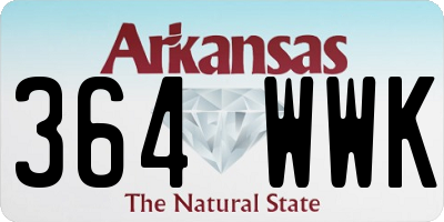 AR license plate 364WWK