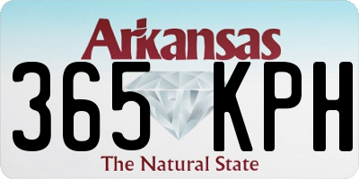 AR license plate 365KPH