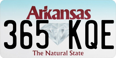 AR license plate 365KQE