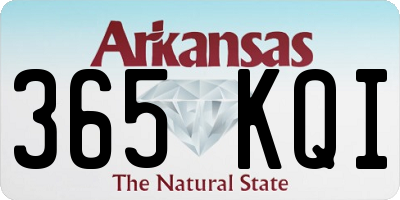 AR license plate 365KQI