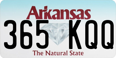 AR license plate 365KQQ