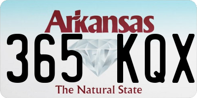 AR license plate 365KQX