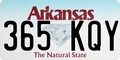 AR license plate 365KQY