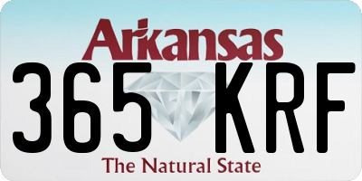 AR license plate 365KRF