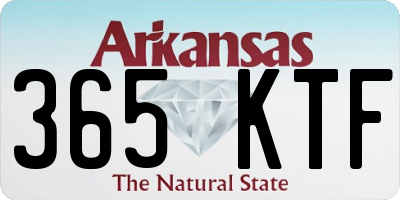 AR license plate 365KTF