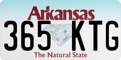 AR license plate 365KTG