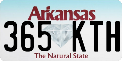 AR license plate 365KTH