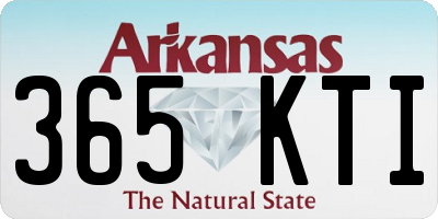 AR license plate 365KTI