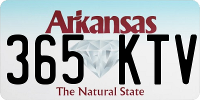 AR license plate 365KTV