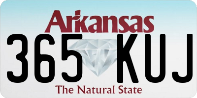 AR license plate 365KUJ