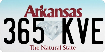 AR license plate 365KVE