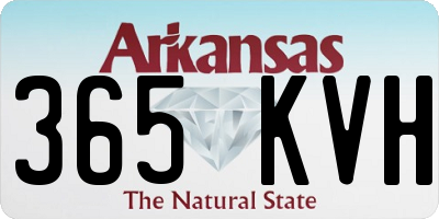 AR license plate 365KVH