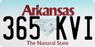 AR license plate 365KVI
