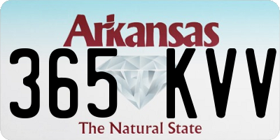AR license plate 365KVV