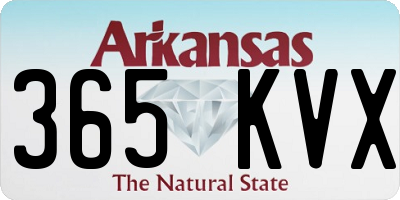 AR license plate 365KVX