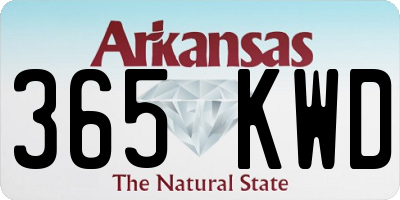 AR license plate 365KWD
