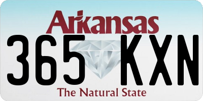 AR license plate 365KXN