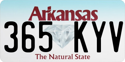 AR license plate 365KYV