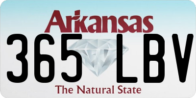AR license plate 365LBV