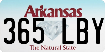 AR license plate 365LBY