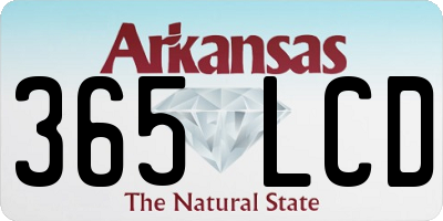 AR license plate 365LCD