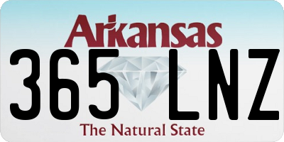 AR license plate 365LNZ