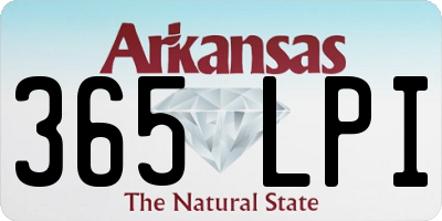 AR license plate 365LPI