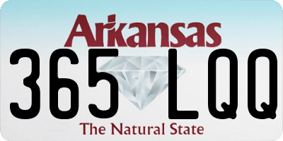 AR license plate 365LQQ