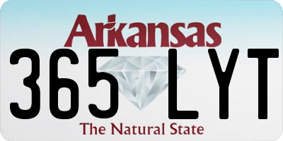 AR license plate 365LYT