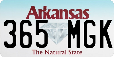 AR license plate 365MGK