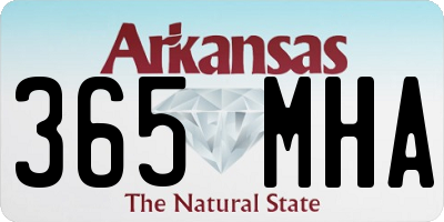 AR license plate 365MHA